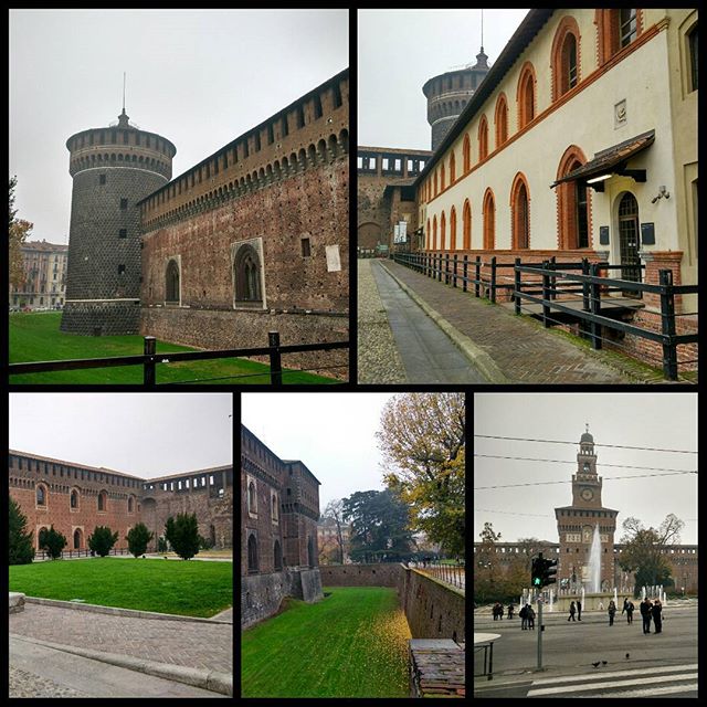 Замок Кастелло Сфорцеско #castellosforzesco #castello #milano #milan #italy #italia #castle